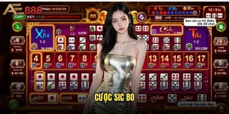 Cược Sic Bo ae888 có những loại cược nào đáng chơi nhất? 2 Cược Sic Bo