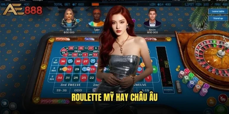 Roulette Mỹ hay Châu Âu phù hợp hơn cho người chơi ae888? 4 Roulette Mỹ hay Châu Âu