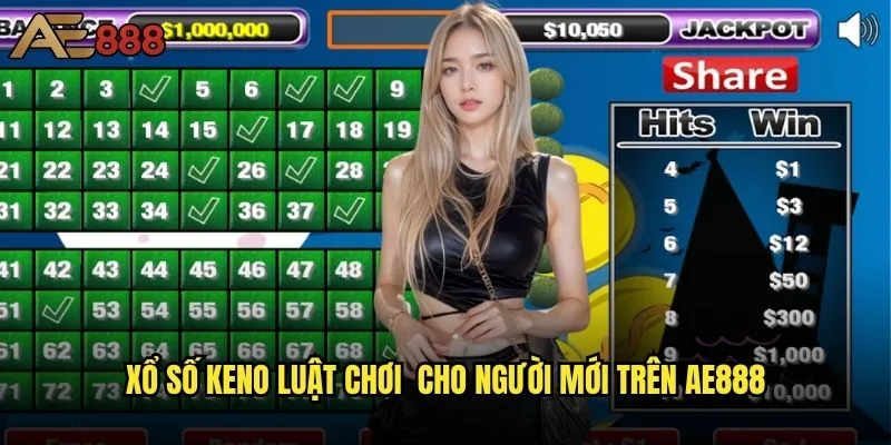 Xổ số Keno luật chơi ae888 phức tạp như thế nào? 1 Xổ số Keno luật chơi cho người mới trên ae888