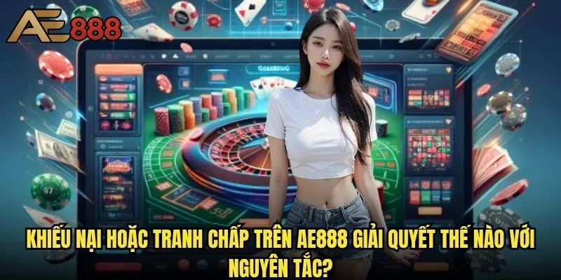 Khiếu nại hoặc tranh chấp trên ae888 giải quyết thế nào? 2 Khiếu nại hoặc tranh chấp trên ae888 giải quyết thế nào với nguyên tắc?